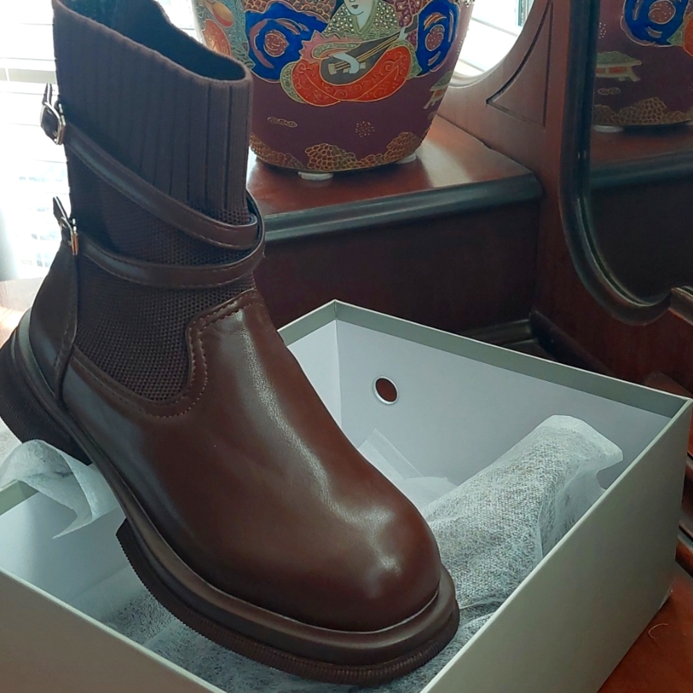 Chocolate Brown Ladies Boots